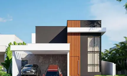 Casa em fase final de construção no Condominio Una - Itu/SP