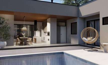 Casa em construção no condomínio Terras de Mont Serrat - Salto/SP