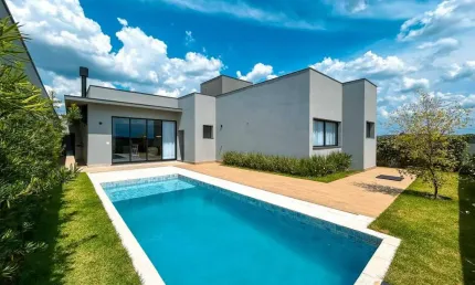 Casa térrea mobiliada à venda no Condomínio Villas do Golfe - Itu/SP