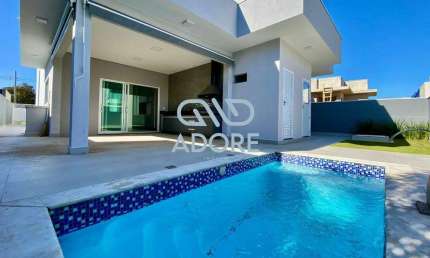Casa para Aluguel no Condomínio UNA – Itu/SP 3 Quartos | Piscina e Espaço Gourmet | 4 Vagas | R$ 8.885,53/mês