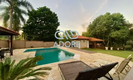 Casa Mobiliada para Aluguel no Condomínio Chácara Florida - Itu/SP | 5 Quartos |