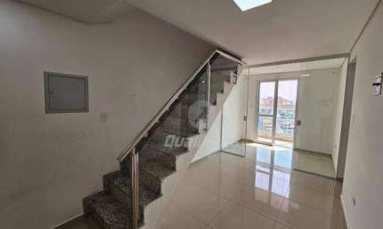 Apartamento com 3 dormitórios para alugar, 130 m² por R$ 3.800,02/mês - Parque São Vicente - Mauá/SP