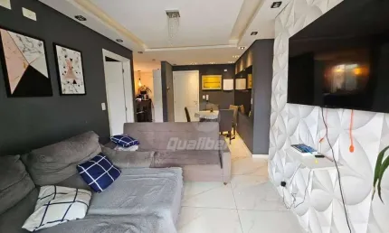 Apartamento com 3 dormitórios à venda, 73 m² por R$ 405.000,00 - Vila Dirce - Mauá/SP