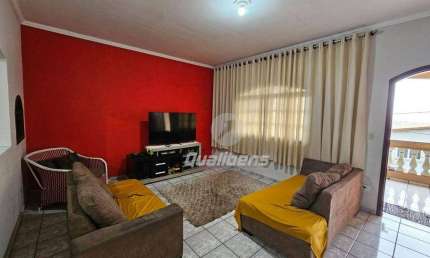 Sobrado com 3 dormitórios sendo 1 suíte para alugar, 261 m² por R$ 2.500/mês - Jardim Olinda - Mauá/SP