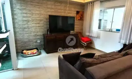 Sobrado com 3 dormitórios para alugar, 160 m² por R$ 3.361,01/mês - Vila Nossa Senhora das Vitórias - Mauá/SP