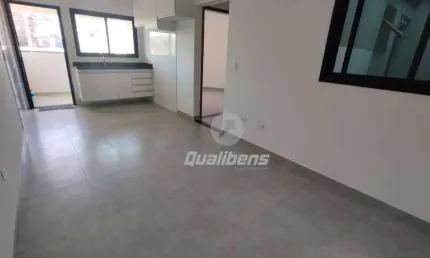 Apartamento com 2 dormitórios para alugar, 62 m² por R$ 2.150,26/mês - Vila Linda - Santo André/SP