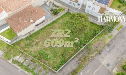 Terreno de esquina invista agora 609m² zr2.1 no abranches - curitiba