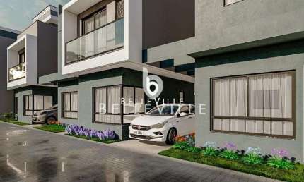 Sobrado com 3 dormitórios à venda, 122 m² por R$ 650.000 - Uberaba - Curitiba/PR