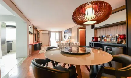 Apartamento com 3 quartos à venda na rua buenos aires, 764, batel, curitiba, 104 m2 por r$ 995.000