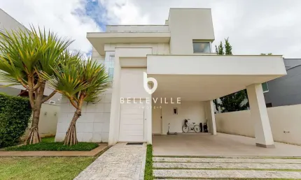 Casa em condomínio fechado com 4 quartos à venda na avenida pineville, 450, pineville, pinhais, 398 m2 por r$ 4.400.000