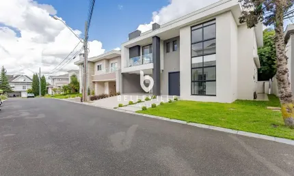 Casa em condomínio fechado com 3 quartos à venda na avenida doutor eugênio bertolli, 3062, santa felicidade, curitiba, 235 m2 por r$ 1.995.000