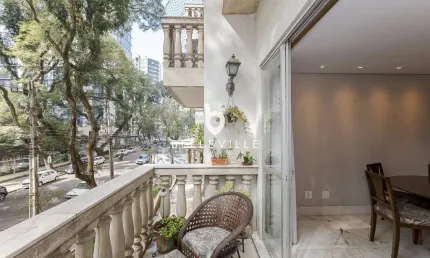 Apartamento com 4 quartos à venda na rua carneiro lobo, 323, água verde, curitiba, 186 m2 por r$ 1.260.000