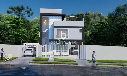 Casa em condomínio fechado com 3 quartos à venda na Rua Sargento Tadeu Czocher, 139, Uberaba, Curitiba, 120 m2 por R$ 699.000