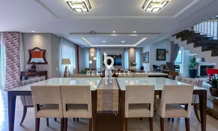 Casa em condomínio fechado com 5 quartos à venda na rua das gaivotas, 1126, alphaville graciosa, pinhais, 550 m2 por r$ 4.950.000