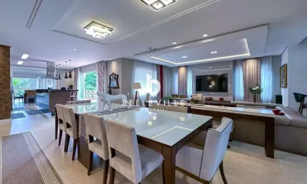 Casa em condomínio fechado com 5 quartos à venda na rua das gaivotas, 1126, alphaville graciosa, pinhais, 550 m2 por r$ 4.950.000
