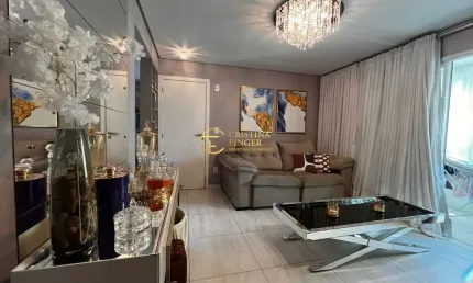 Apartamento mobiliado -  106 m² -  3 quatos sendo 1 suíte - areias são josé