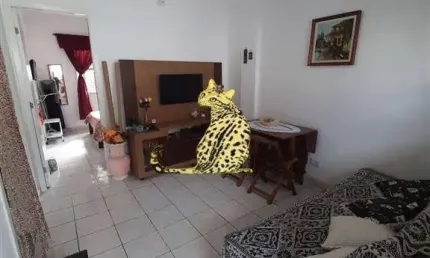 Apartamento com 1 quarto à venda na Avenida Presidente Costa e Silva, 51, Boqueirão, Praia Grande