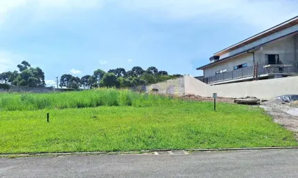 Terrenos em condomínio fechado localizado em Piraquara/PR.