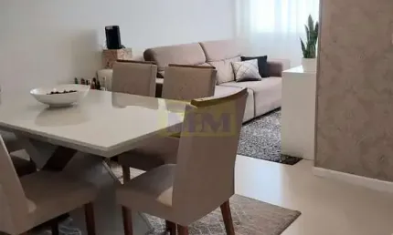 Apartamento semi-mobiliado com 3 quartos no centro de pinhais e ampla área de la