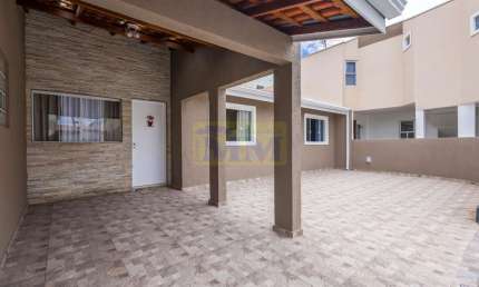 Casa em condomínio fechado com 3 quartos à venda na Rua Líbia, 495, Pineville, Pinhais, 113 m2 por R$ 589.000