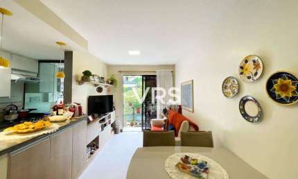 Apartamento com 1 dormitório à venda, 45 m² por R$ 380.000,00 - Agriões - Teresópolis/RJ