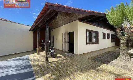 Casa 2 quartos suite com churrasqueira a 90 metros praia mongagua sp