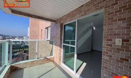 LINDA VISTA APARTAMENTO 2 QUARTOS SACADA GOURMET PREDIO FRENTE MAR - Mongaguá/SP