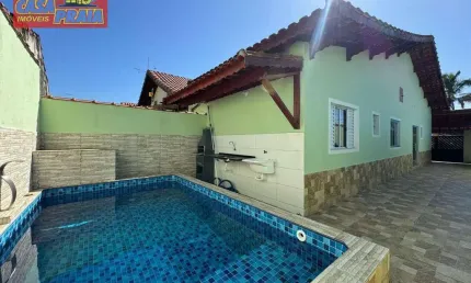 Casa com 2 dormitórios à venda, 85 m² por R$ 379.900,00 - Balneário Jussara - Mongaguá/SP