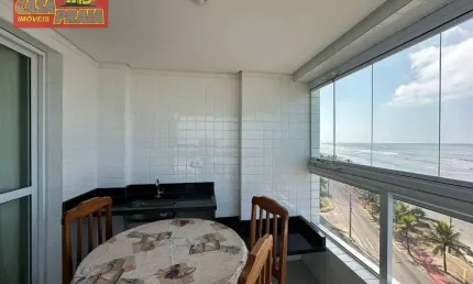 FRENTE AO MAR APARTAMENTO 2 QUARTOS SACADA GOURMET MOBILIADO