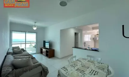 APARTAMENTO 2 QUARTOS SACADA GOURMET PREDIO FRENTE AO MAR  Mongaguá/SP