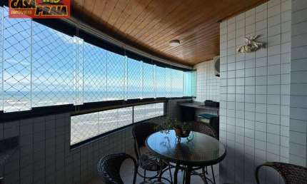 APARTAMENTO 3 QUARTOS SACADA GOURMET 2 VAGAS FRENTE AO MAR. VERA CRUZ