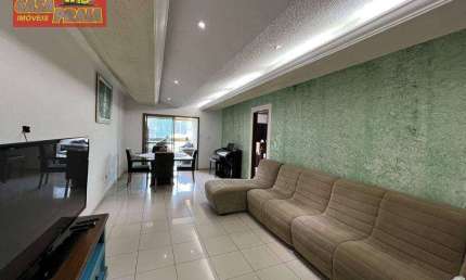 Centro apartamento 03 quartos terraço gourmet piscina por R$ 750.000  a 200 metros da praia - Mongaguá