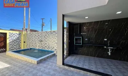 ITANHAEM COM PISICNA SOBRADO 2 QUARTOS, 93 m² por R$ 449.900 - Jardim Suarão - Itanhaém/SP
