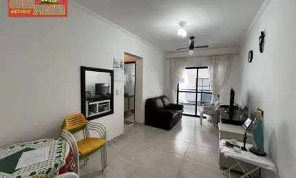 CENTRO MONGAGUÁ PREDIO FRENTE AO MAR APARTAMENTO 2 QUARTOS, 71 m² por R$ 380.000