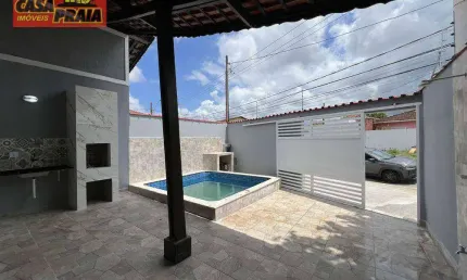 MONGAGUA LADO PRAIA CASA COM PISCINA 3 QUARTOS, 106 m² por R$ 499.900 - AGENOR DE CAMPOS