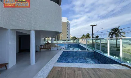 OFERTA 285.000,00 A VISTA MONGAGUA APARTAMENTO 2 QUARTOS SACADA GOURMET LAZER COMPLETO PREDIO FRENTE AO MAR