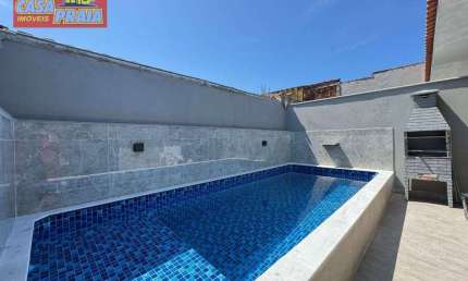 Casa com 3 dormitórios à venda, 110 m² por R$ 379.900,00 - Balneário Flórida Mirim - Mongaguá/SP