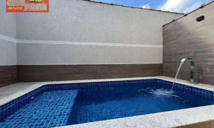 ITANHAEM PISCINA CASA 3 QUARTOS, 82 m² por R$ 419.000 - Belas Artes