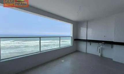 FRENTE AO MAR LAZER COMPLETO APARTAMENTO 03 QUARTOS, 91 m² por R$ 542.000,00 - Vila Atlântica - Mongaguá/SP