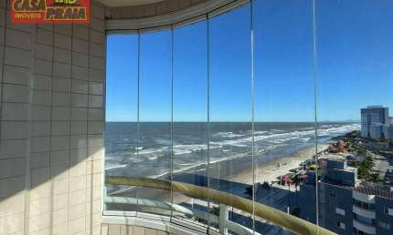 VISTA PARA O MAR PROXIMO AO CENTRO APARTAMENTO 1 QUARTO, 43,82 m² por R$ 285.000 - Aguapeú - Mongaguá/SP