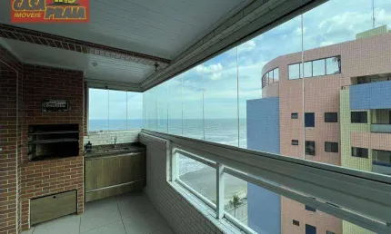 TERRAÇO GOURMET VISTA PARA O MAR APARTAMENTO 2 QUARTOS 70 m² por R$ 410.000 - Jardim Marina - Mongaguá/SP