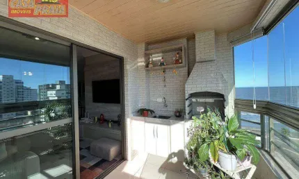 200 metros da praia Centro apartamento 2 dormitórios  90 m² por R$ 580.000 - Mongaguá/SP