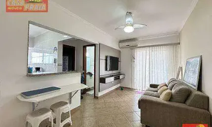 Prédio frente ao mar apartamento 1 quarto 2 sacadas 42,61 m² por R$ 279.000,00 - Jardim Marina - Mongaguá/SP