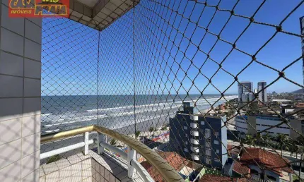 Prédio frente ao mar apartamento 1 quarto 2 sacadas 42,61 m² por R$ 279.000,00 - Jardim Marina - Mongaguá/SP