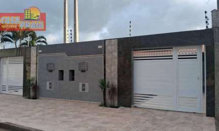 Linda casa excelente acabamento 3 dormitórios, piscina, 85 m² por R$ 369.000 - Vila Nova Itanhaém - Itanhaém/SP