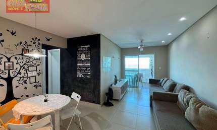 Em frente ao Mar! Apartamento com 2 quartos, 75 m² por R$ 420.000 - Vila Atlântica - Mongaguá/SP