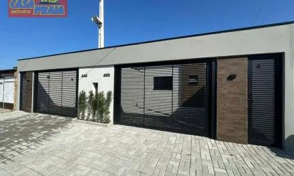 Alto Padrão, 450 metros da praia! Casa com 2 quartos, 75 m² por R$ 450.000 - JD Praia Grande - Mongaguá/SP
