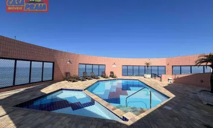 Em Frente ao Mar! Apartamento com 2 quartos, 70 m² por R$ 410.000 - Jardim Marina - Mongaguá/SP