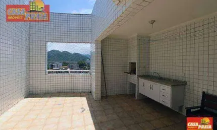 OFERTA COBERTURA MONGAGUÁ NOVA DUPLEX 2 DORMS C/ CHURRASQUEIRA EM PRÉDIO FRENTE AO MAR.