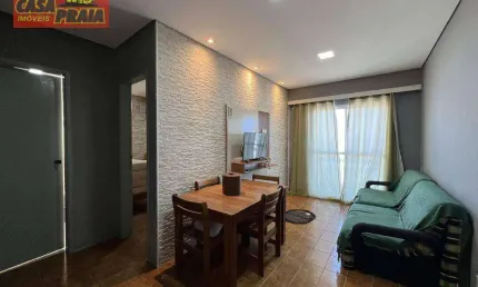 Frente ao mar! Apartamento 1 quarto com sacada 45 m² por R$ 230.000 - Vila Atlântica - Mongaguá/SP